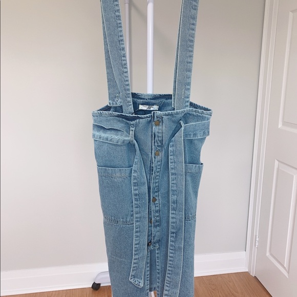 Denim Overall Skirt Multi wear - Picture 4 of 5